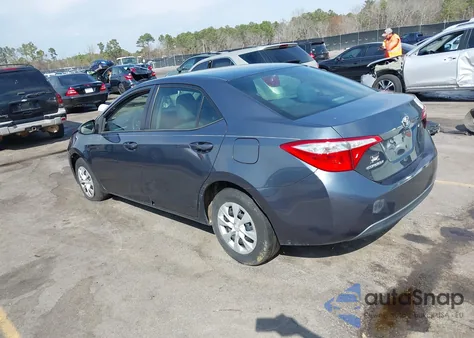 2016 Toyota Corolla L из США, поврежденный, VIN 2T1BURHE0GC511046